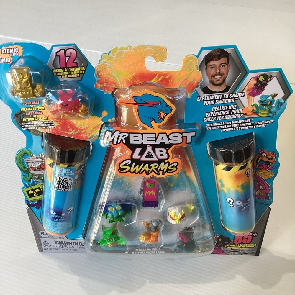 Mr. Beast Mega Lab Pack Atomic Series Swarms 12 NEW (P7)